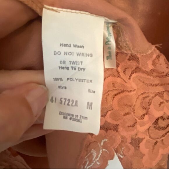 Vintage Bill Tice kimono style top.  Apricot. Size Medium.  Absolutely GORGEOUS. - Picture 7 of 7